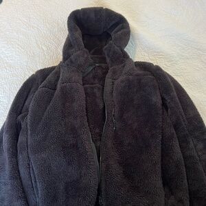 Uniqlo Hooded Fuzzy Jacket